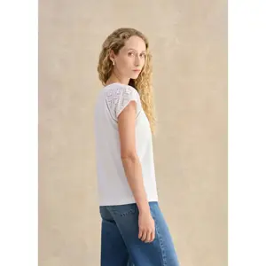 Hobbs London Ivana Cotton Broderie Top